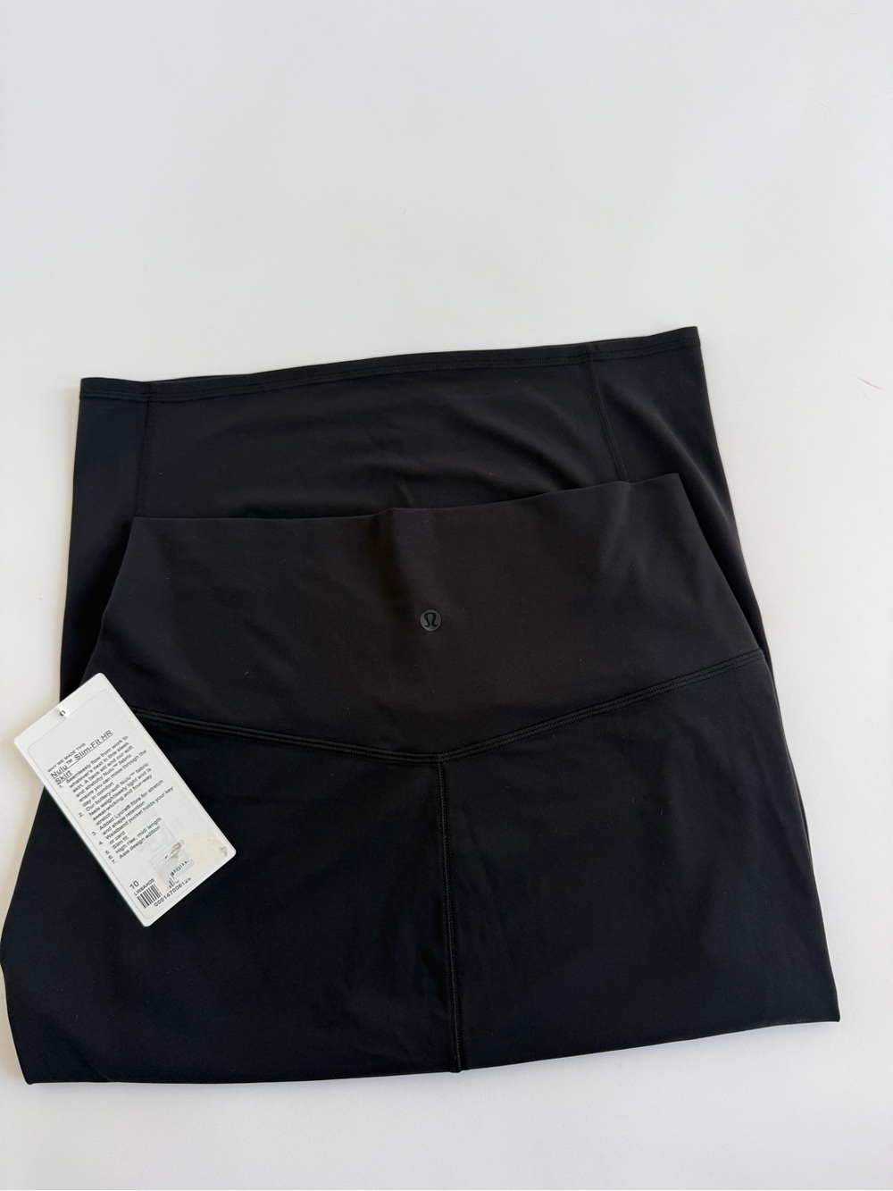Lululemon Nulu Slim-Fit High-Rise Skirt, Black 10 - Picture 5 of 6